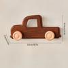 Cute Car Hooks Solid Wood Decorative Double Hooks Key Holder Wall Mounted No Drill Coat Rack Entryway Storage Kids Room Decor