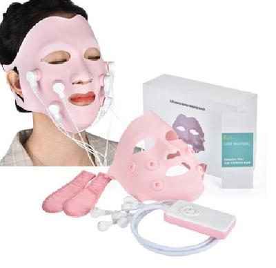 Tragbares Gesichtsmasken-Massagegerät, LED-Lichttherapie, vibrierender Faltenentferner, Hautpflege-Lift-Geräte, Gesichtsschönheitsgerät, Werkzeug, Instrument