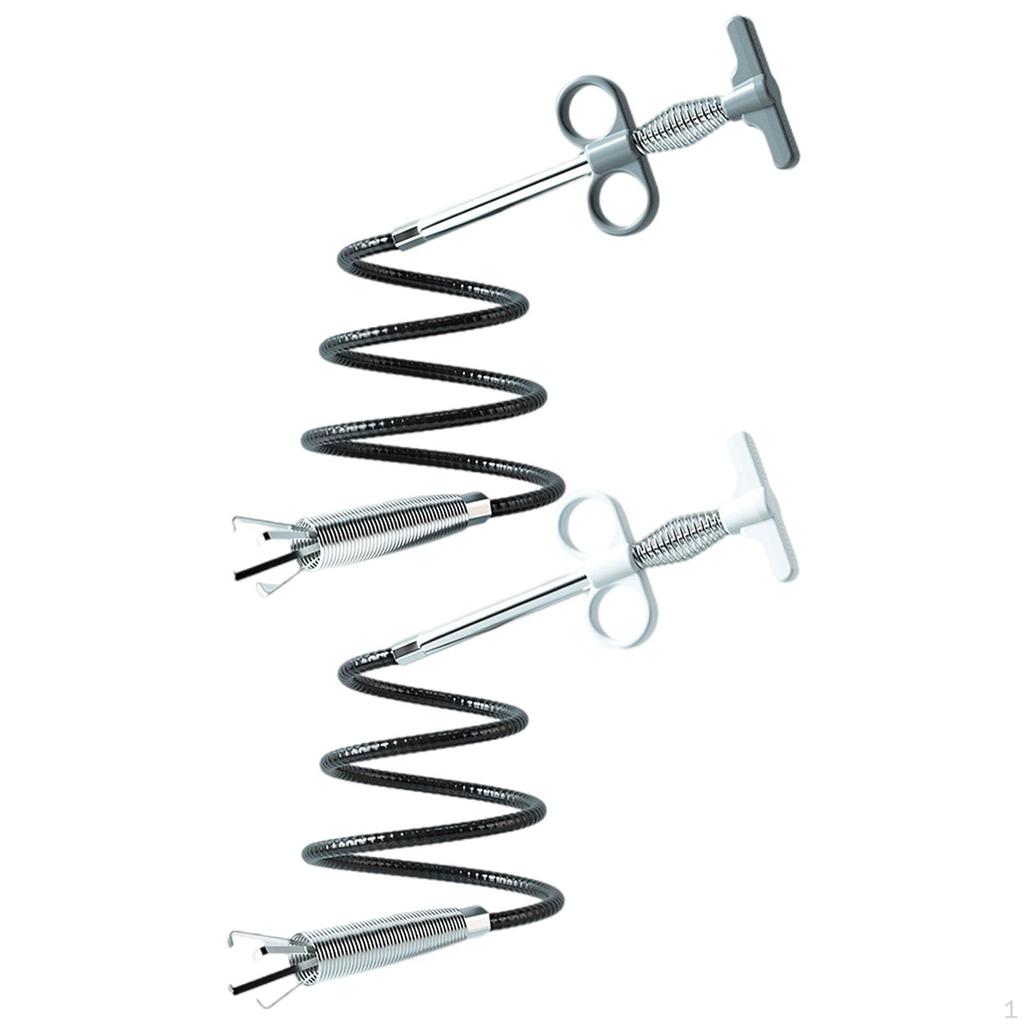 Drain Cleaner Drain Pipe Cleaner for Shower Drain Pipeline Sewer White