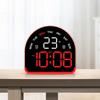 Wall-mounted Electronic Wall Clock Multi-functional Temperature Display Table Clock Date 12/24H Digital LED Clocks for Bedroom