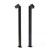 Garden post 1xGU10 IP44 black