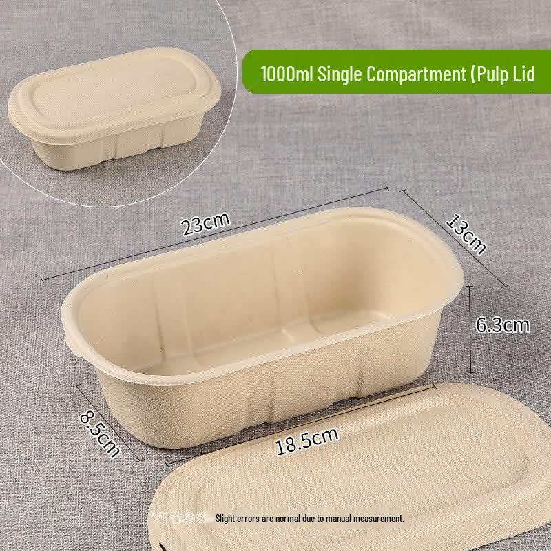 Hanyou Degradable Sugarcane Pulp Lunch Boxes