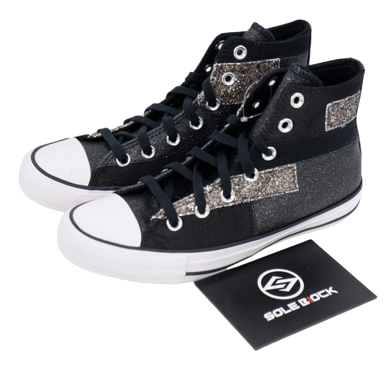 

Converse Wmns Chuck Taylor All Star High Black Glitter 569427C 36.5