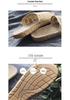 Saint Dinnu Unisex Summer Linen Indoor Slippers: Non-Slip, Thick Sole Sandals for Home.