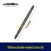 100mm Strong Magnetic Double-Ended Phillips Bit CR-V PH2 Screwdriver Bit