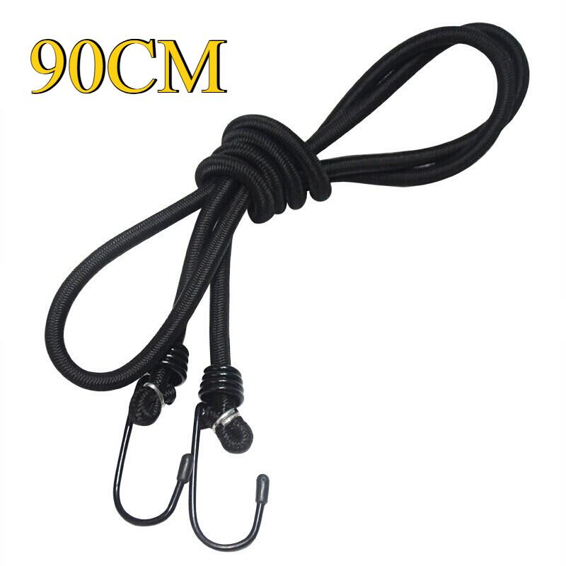 Heavy Duty Rubber Bungee Straps with Hooks for Motorcycle, Truck, Camping Tent & Outdoor Gear - Weatherproof & Durable