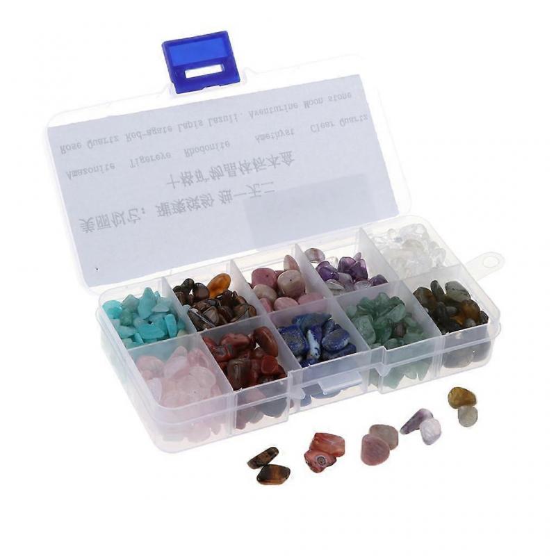 Set of 10 Rock Mineral Crystal Quartz Specimens Earth Science Toy Collectibles Gift Home Decor with Index Sheet