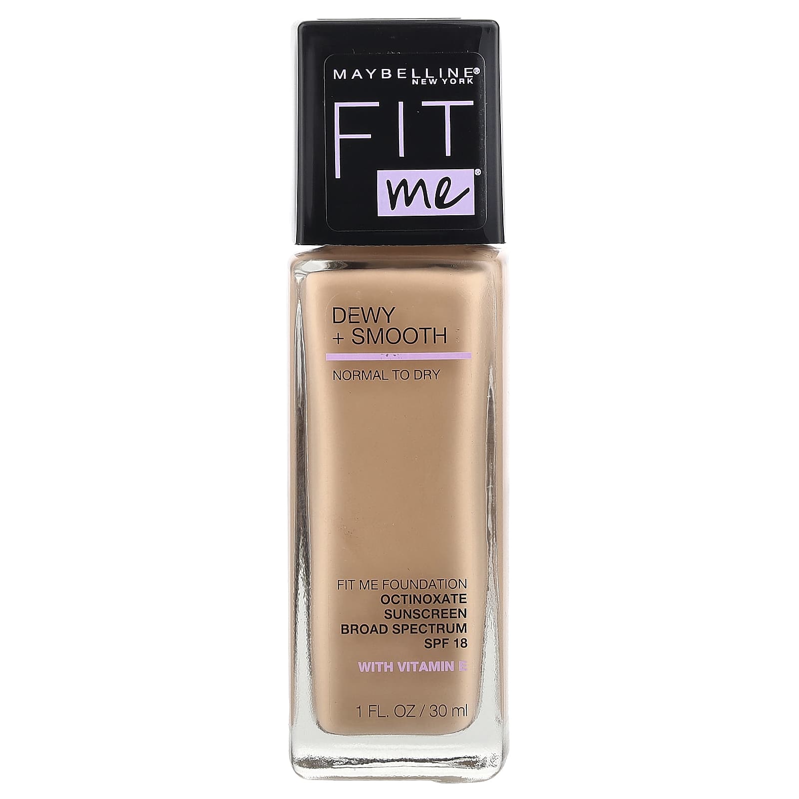 Maybelline, Fit Me®, Dewy + Smooth Foundation, 115 Ivory, 1 жидкая унция (30 мл)