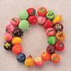 10pcs Resin Fruit Beads Simulated Fruit Keychain Making Accessories  DIY Earring Necklace Jewelry