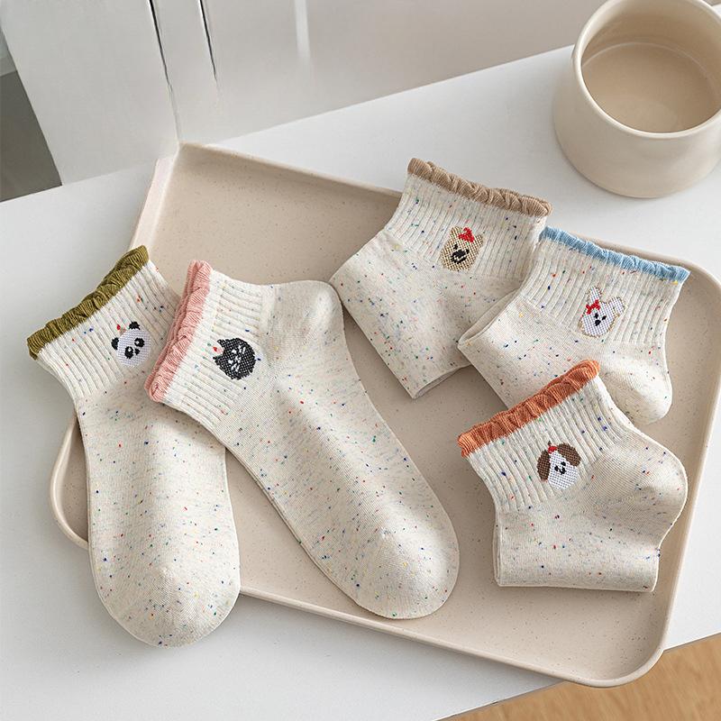 Summer Cute Ideas: Animal Short Socks, Cartoon Girls' Socks, Short Socks, Thin, Breathable Shallow Socks and Cotton Socks for Girls