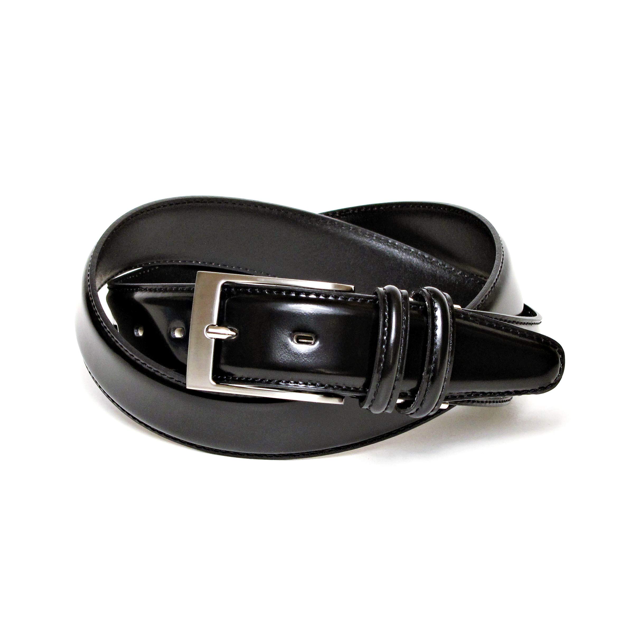 

Genuine Convincing Overwhelmingly Glossy 33mm Adjustable Made in [COXSWAIN] Men s Belt, Leather, Black, Material, Black, Width, Length, Japan, чёрный