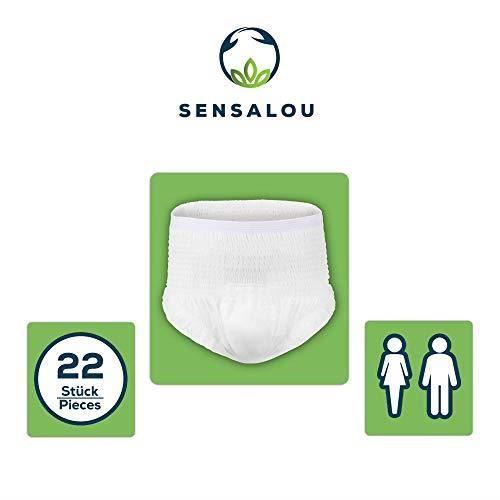 Culotte d'incontinence - Sensalou - Taille XL - 22 pièces - Absorption jusqu'à 3000ml - Mixte