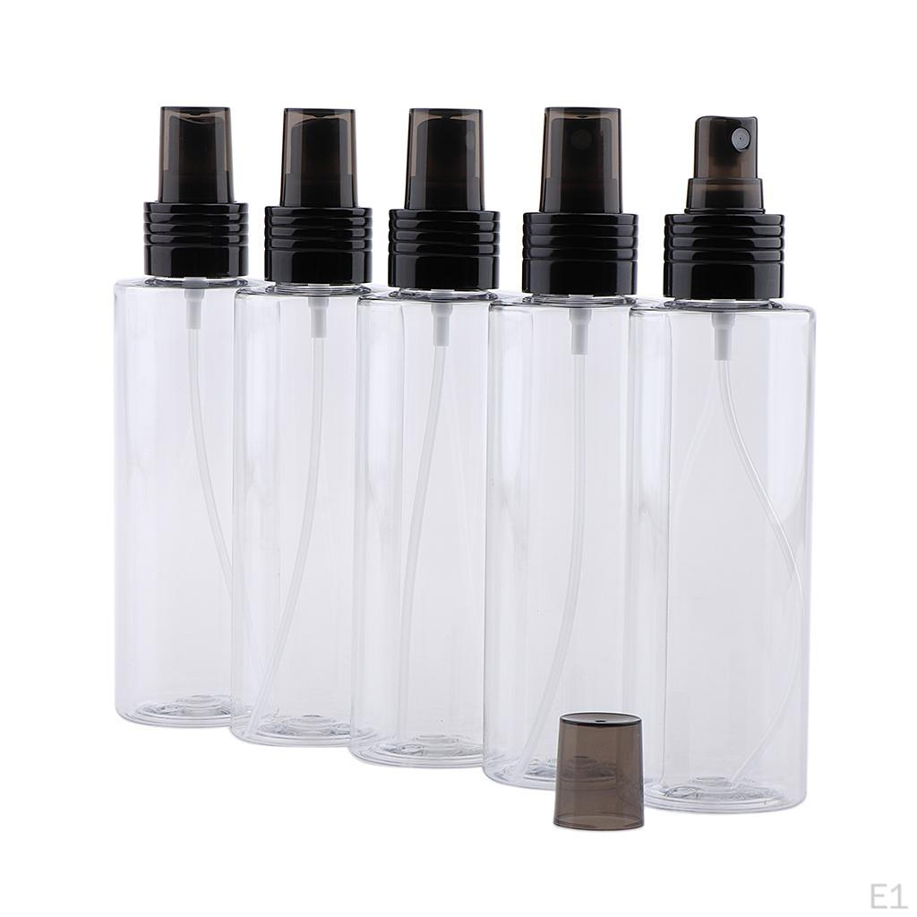 5 Empty Spray Bottle For Essential Oils Perfume Refillable Fine Mist Sprayer