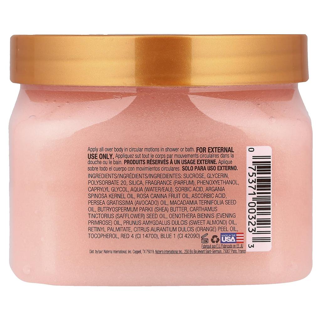 Shea Sugar Scrub, Moroccan Rose, 510G(18Oz)