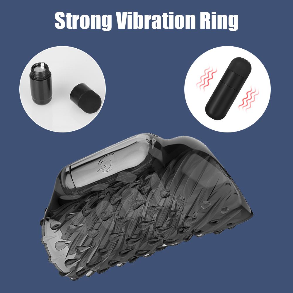 Penis Glans Sleeve Vibrators Delay Ejaculation Sex Toys For Men Couple Rings Cock Ring Extender Foreskin Correction Ring