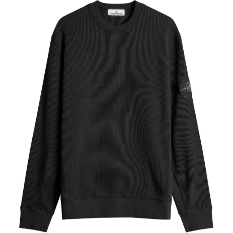 STONE ISLAND Logo Patch Crewneck Sweatshirt K2S156100008S0A20-V0029