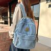 Children's Schoolbags Elementary School Students Junior High School Girls High School Students Denim Backpacks