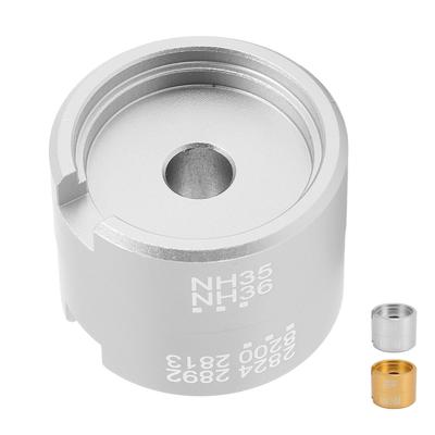 Outil de réparation et de modification de montre Support de base de mouvement en aluminium Outil d'assemblage de réparation pour 2824 2892 8200 2813 NH35 NH36
