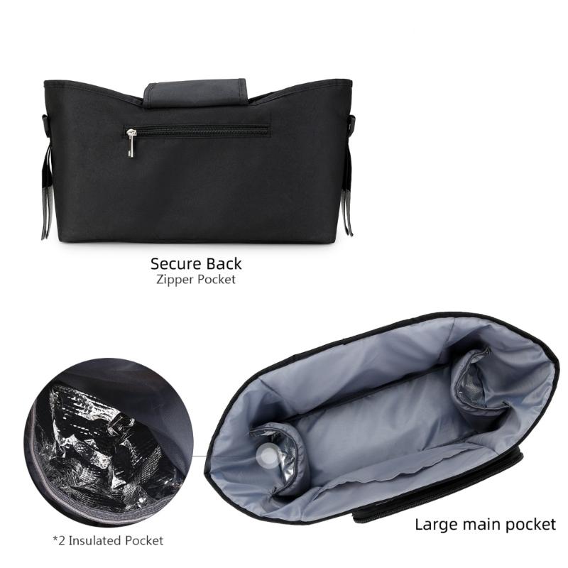 Baby Stroller Bag Organizer Nappy Diaper Mummy Bag Carriage Pram Pushchair Holder Universal Stroller Accessories Outdoor