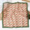 Korean Version of Summer Multi-color Small Fresh Floral Small Square Scarf Women's Versatile Decorative Silk Scarf Streamer Travel Photo Headscarf