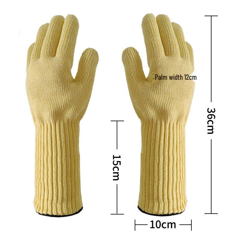 Ally Heat & Cut Resistant Rubber Work Gloves One Size