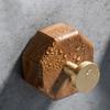 Wall-mounted Punch Solid Wood Wall Hanger Clothes Bag Hat Hanger Shower Hook Robe Hook