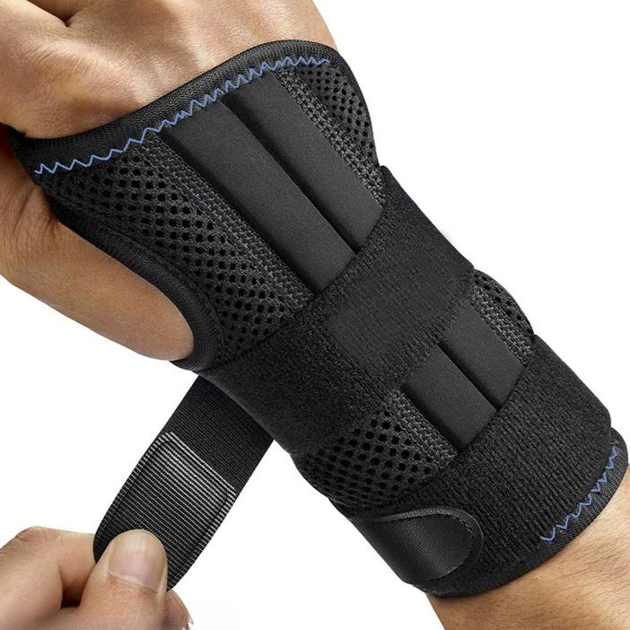 

Напульсник для поддержки запястья при туннельном синдроме Запястный бандаж с шинами Поддержка руки при артрите, тендините, растяжениях, травмах, боли в запястье 1 шт. 13-20cm