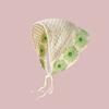 Dreieckiger Schal mit Blumenmuster, hübsches gehäkeltes Haartuch zum Binden, eleganter Turban mit Blumenmuster für Mädchen, Foto-Requisiten