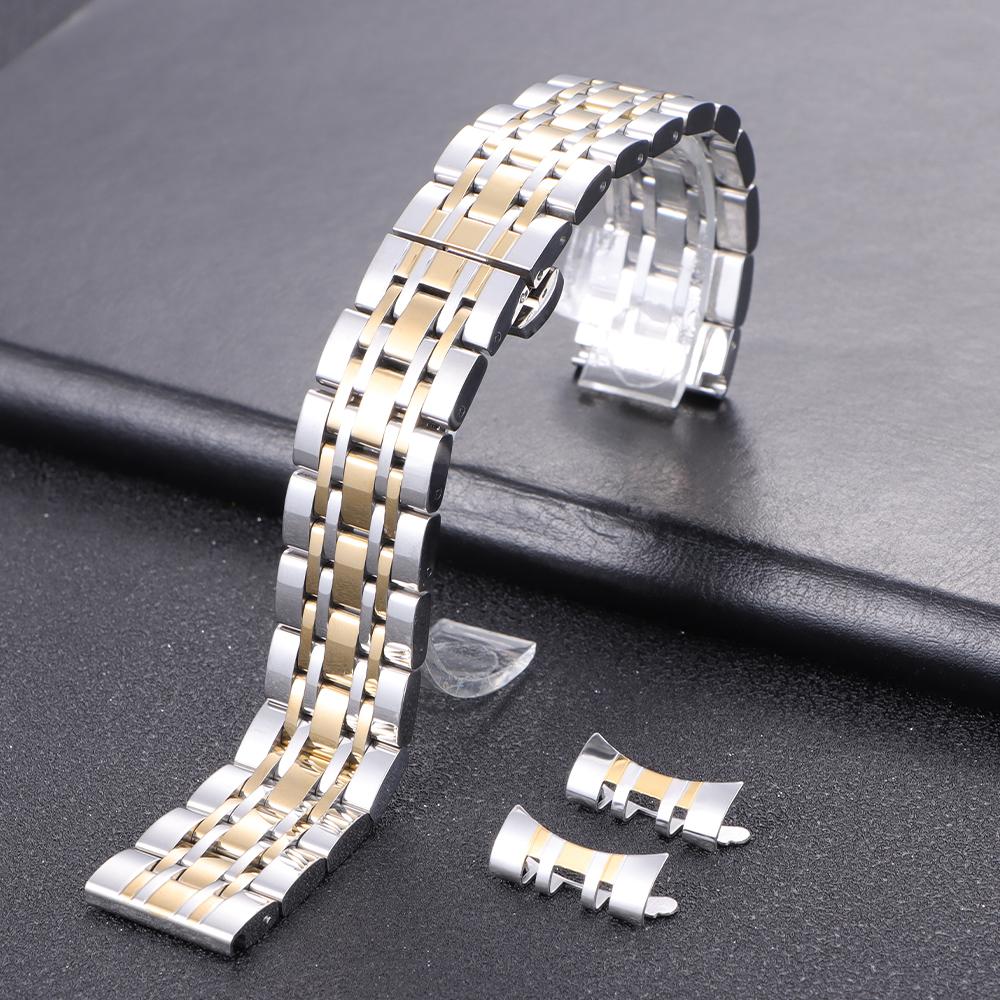 12/14/16/18/19/20/21/22/24mm Metal Strap for Tissot for Citizen for Longines Watch Stainless Steel Band for Amazfit Wristband