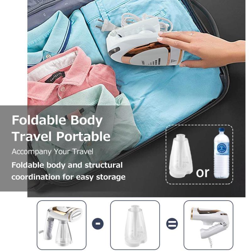 Garment Steamer Handheld Folding Household Mini Steam Iron 1600W Adjustable Temperature Ironing Machine