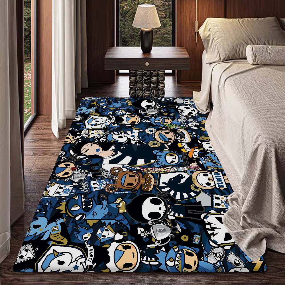 Japan T-TokidokiS Bathroom Mat Retro Multiple Choice Living Room Kitchen Rug Non-Slip Bedside Mats