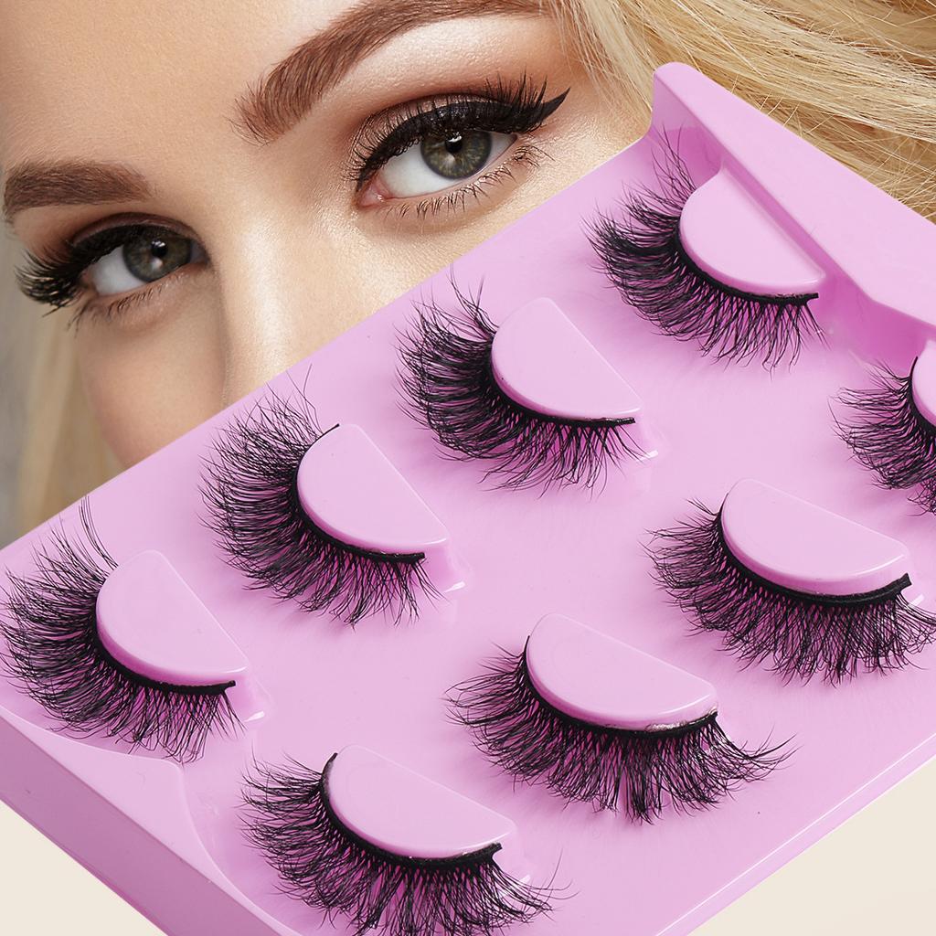 Imitation Mink Hair False Eyelashes Messy Fried Hair Dense Imitation Eyelashes