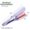 Clamping French-style Egg Roll Curling Iron 32mm Hair Styling Tool  Wavy Hairstyles