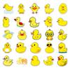 Cute Duck Stickers Yellow Duck Waterproof Vinyls Decal for Birthday Party Favor Baby Shower Decorations Classroom Reward Gifts.