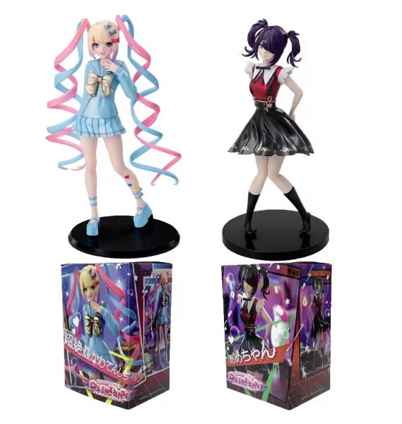 Nieuw Behoeftig Meisje Overdosis Anime Figuur Kangel Actiefiguren Virtuele Uploader Pvc 19Cm Verzameling Model Ornamenten Speelgoed
