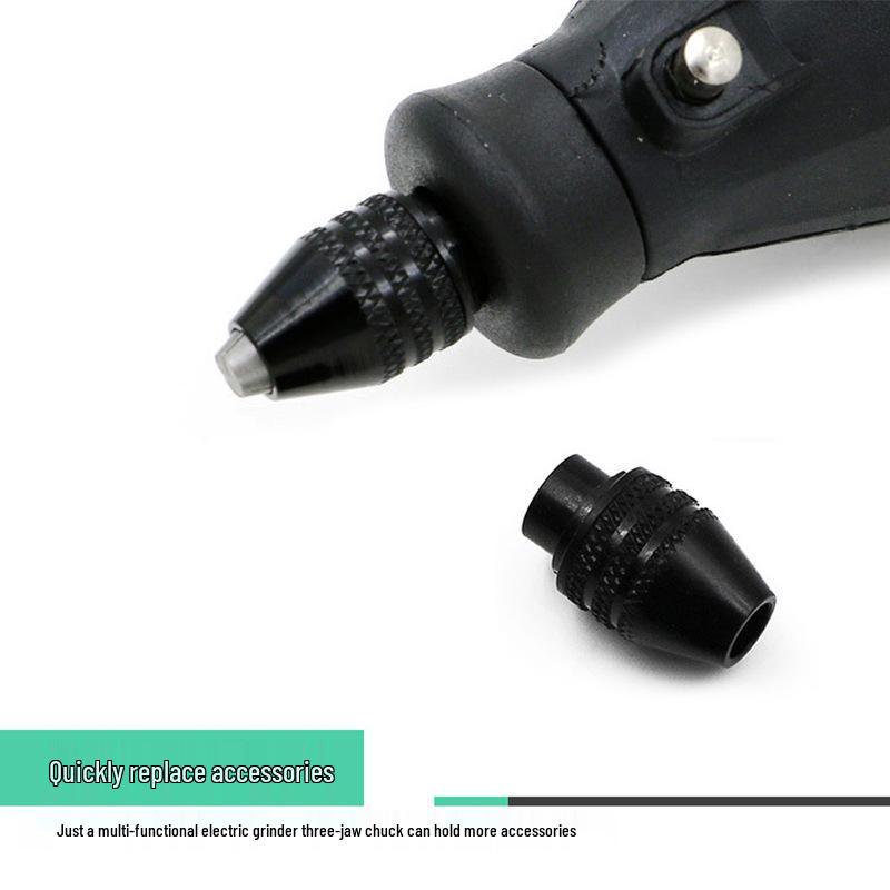 Mini Electric Grinder Flexible Shaft Chuck, 3-Claw, 0.3-3.2mm