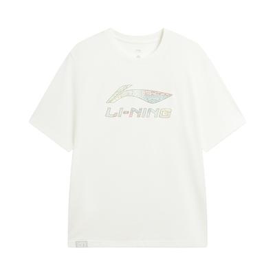 Li Ning Sports Lifestyle Series Polo Collar Logo Letter T-Shirt Men Tops AHSW411-1