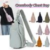 Casual Men's Chest Bag Large Capacity Crossbody Fanny Pack Portable Nylon Shoulder Bag  Travel