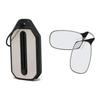 Ultra-Thin Foldable Pince-Nez Reading Glasses with Keychain