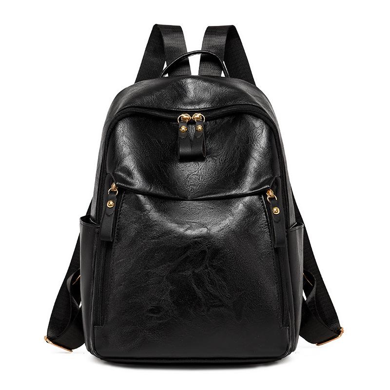 Винтажный и универсальный женский рюкзак 2025 года – школьный рюкзак в стиле колледжа 27x14x38 cm