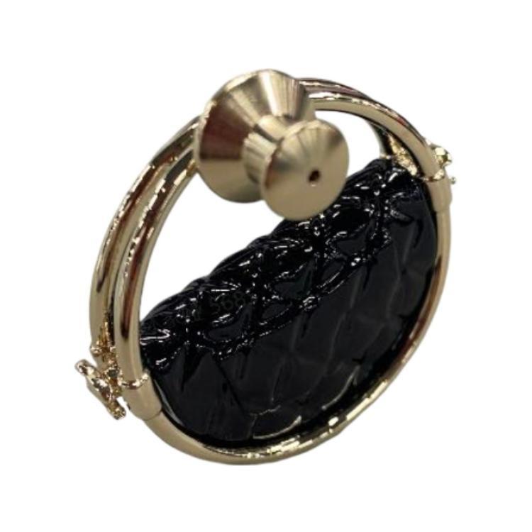 Chanel Brooches Women's Gold/Black AB9851-0B09915-NL694