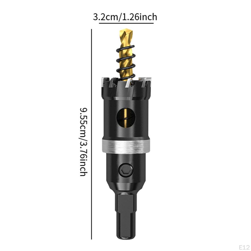 Professional Alloy Steel Hole Cutter Saw Drill Bit with Wrench for Hard Metal And Plastic