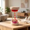 Home Mixed Color Desktop Hourglasses Timer Movement Sensory Toy For Kids Adults Stress Relief Office Decor Liquid Motion Bubbler