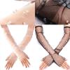 Long Bridal Gown Mittens Mesh Wedding Bridal Gloves New Costume Gloves  Gift