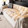 Fundas Sofas Nordic Letter Sofa Cover Throw Blankets for Living Room Position Modern Throw Camping Picnic Blanket Cover