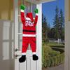 Christmas Pendant Decoration Festive Santa Claus Fleece Car Window Wall Decoration Christmas Party Supplies