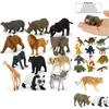12pcs Kids Toys Small Plastic Figures Complete Sea Zoo Animal Safari Set For Learning Fun