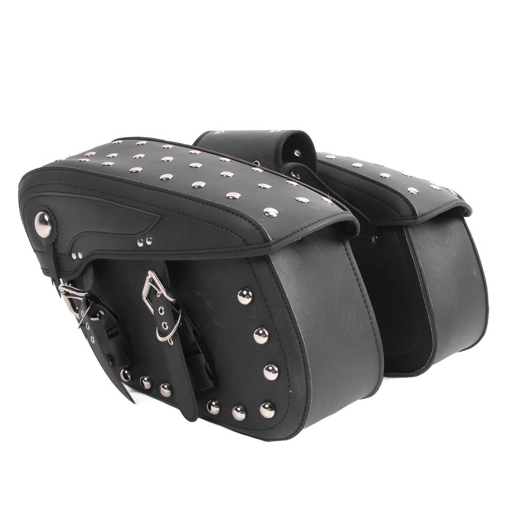 2Pcs Motorcycle Saddlebag Lightweight Versatile Stylish Look Motorcycle Side Luggage Bag for Motorbike