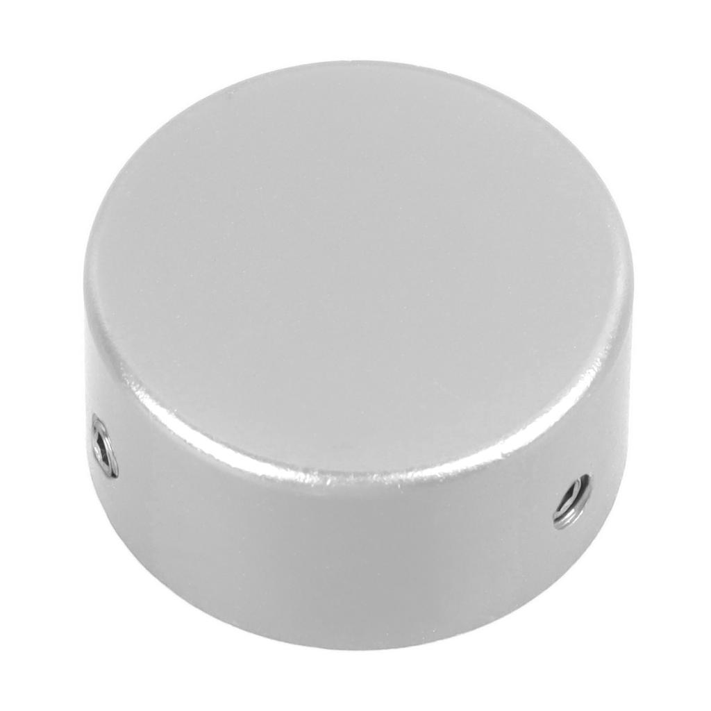 Pedal Footswitch Topper Aluminum Electric Guitar Spike Protection Effect Pedal Foot Nail Cap Silver