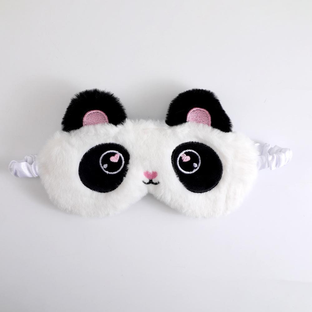 Gradient Plush Unicorn Sleep Mask - Cute, Colorful, Light-Blocking Eye Protector